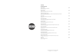 COCKTAILS R2 MARTINI SELECTION Classic Martini 1600