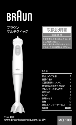 MQ 100 - Braun Household