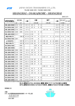 VESSEL VOY.NO.