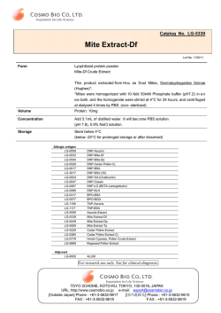 Mite Extract-Df