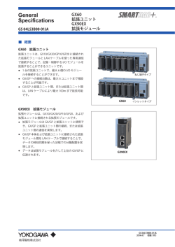 GX60 拡張ユニット、GX90EX 拡張モジュール