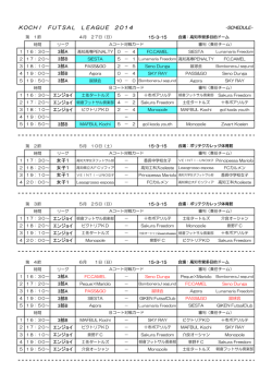 KOCHI FUTSAL LEAGUE 2014