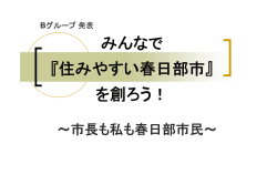 Bグループ発表資料(PDF：175KB)