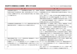 習志野市生活困窮者自立支援事業 質問に対する回答
