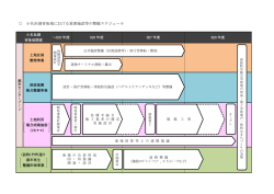 小名浜港背後地における重要施設等の整備スケジュール（PDF形式