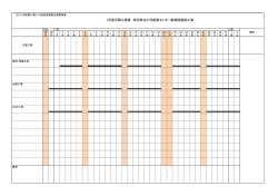 7月度月間工程表 埼玉県立小児医療センター新病院建設工事