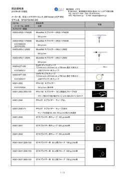 日立ハイテクサイエンス（SII/バリアン） ICP-MS