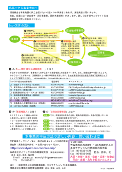 Eco-CRIP参加事業者募集リーフレット (表)最終