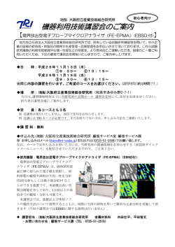 （FE-EPMA）(EBSD付)