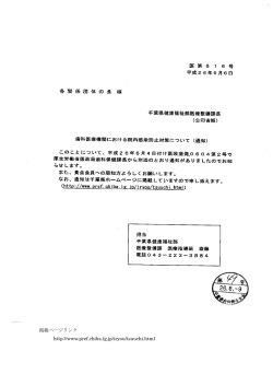 http://www.pref.chiba.lg.jp/iryou/tsuuchi.html 掲載ページリンク http
