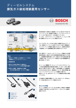 排ガス後処理装置用センサー