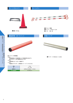 コーンウエイト 樹脂単管（KY ライン） コーンバー 単管パイプ