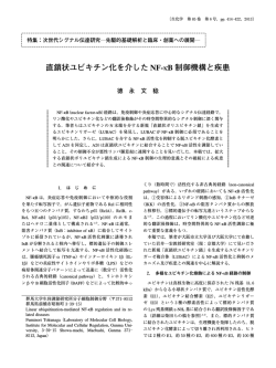 直鎖状ユビキチン化を介した NF