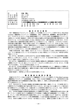 中谷隼人 Ti/GFRP稹層板の疲労および低速衝擊負荷による損傷
