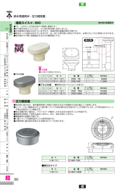 30 通気スイスイR BIG 圧力開放蓋 標