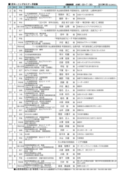 1月度の*MS・幹部研修などの予定表（PDF）