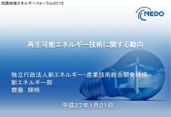 NEDO使用資料(PDF形式：4.85MB) - 四国経済産業局