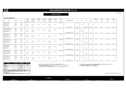 MEDITERRANEAN SHIPPING CO. SA