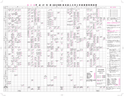 （前 学 期）平 成 27 年 度（2015 年度）東 京 農 工 大 学 工 学 部 授 業;pdf