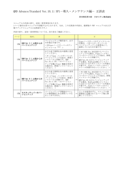 QND Advance/Standard Ver.10.1i SP1－導入