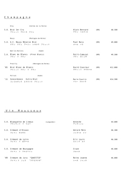 C h a m p a g n e V i n   M o u s s e u x