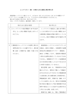 （案）に寄せられた意見と県の考え方 （PDF：197KB）