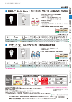 ミニクリプトン形 下方向タイプ 小形電球40W形