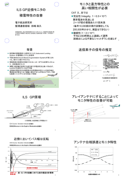ILS GP近傍モニタの積雪特性の改善