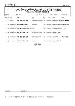決勝 - SPA直入