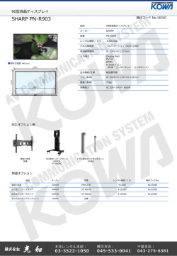 SHARP PN-R903