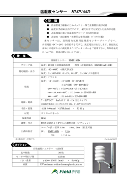 温湿度センサー HMP155D