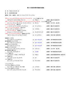 第65回空知管内畜産共進会