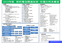 2015年版 燃料電池関連技術・市場の将来展望