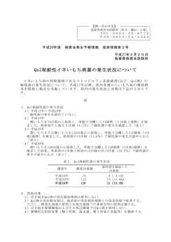 QoI剤耐性イネいもち病菌の発生状況について