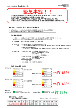 緊急事態！！ - トヨタ自動車九州安全衛生協力会