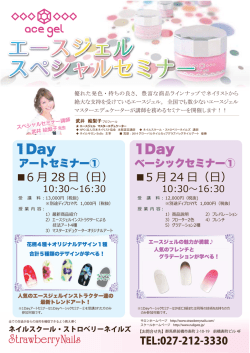 エースジェル - ネイルスクール・ストロベリーネイルズ