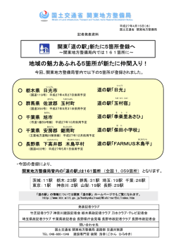 本文資料 - 国土交通省 関東地方整備局