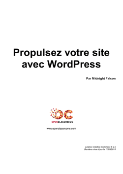 Propulsez votre site avec WordPress
