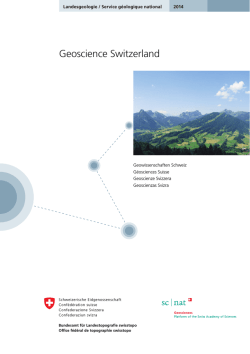 Geoscience Switzerland