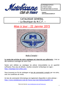Catalogue PDF - Motobécane Club de France