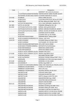 13/12/2014 SNC-Bouyema_Liste-Produits