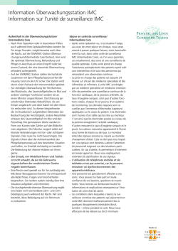 Patienteninformationen ÜWR/IMC / PDF, 260 KB