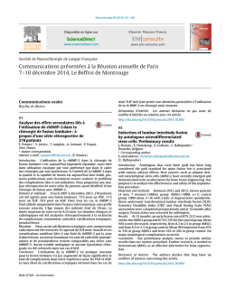 SNCLF - R&eacute;union annuelle de Paris 7-10 d&eacute;cembre
