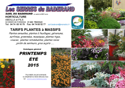 CATALOGUE PRO-2015 pdf - Les Serres du Baderand