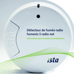 D&eacute;tecteur de fum&eacute;e radio fumonic 3 radio net