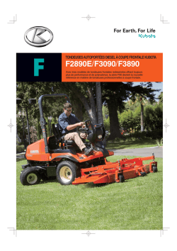 F F2890E/F3090/F3890 - barbier motoculture