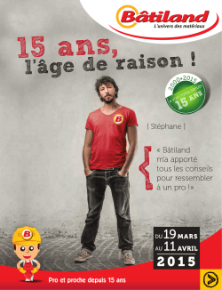 T&eacute;l&eacute;chargez le PDF de promotion - BATILAND