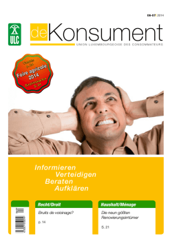 Informieren Verteidigen Beraten Aufkl&auml;ren