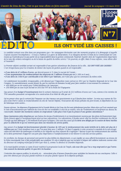 Journal de campagne N°7 - Hisser Haut le Grau du Roi