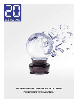 pas besoin de lire dans une boule de cristal pour pr
